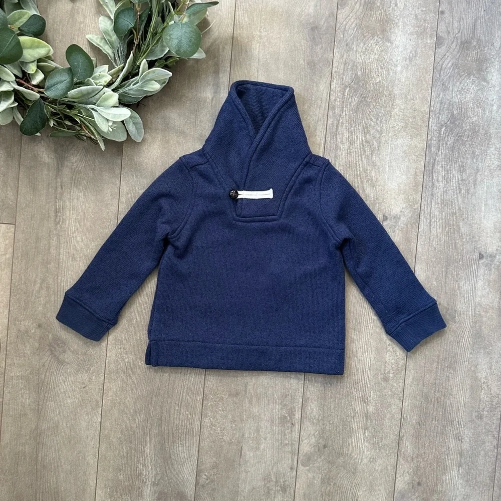 OshKosh B'gosh Toddler Boy Navy Blue Pullover Sweater